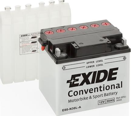 Exide E60-N30L-A - Startera akumulatoru baterija ps1.lv