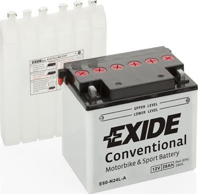 Exide E60-N24L-A - Startera akumulatoru baterija ps1.lv