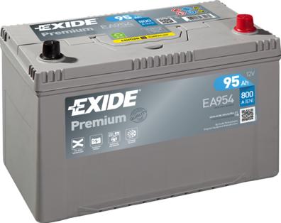 Exide EA954 - Startera akumulatoru baterija ps1.lv