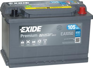 Exide EA1050 - Startera akumulatoru baterija ps1.lv