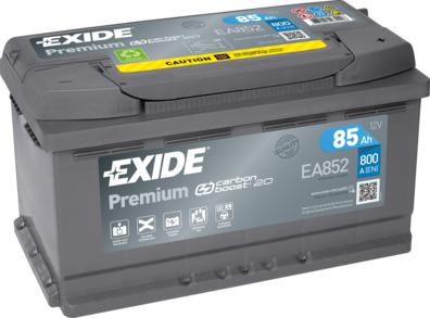 Exide EA852 - Startera akumulatoru baterija ps1.lv