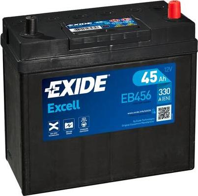 Exide EB456 - Startera akumulatoru baterija ps1.lv