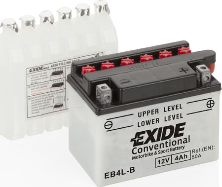 Exide EB4L-B - Startera akumulatoru baterija ps1.lv