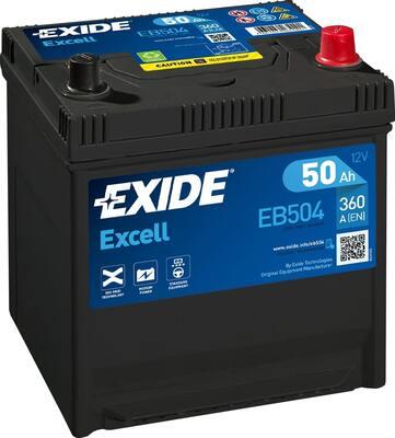 Exide EB504 - Startera akumulatoru baterija ps1.lv