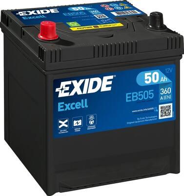 Exide EB505 - Startera akumulatoru baterija ps1.lv