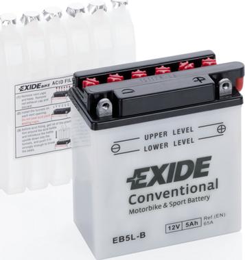 Exide EB5L-B - Startera akumulatoru baterija ps1.lv