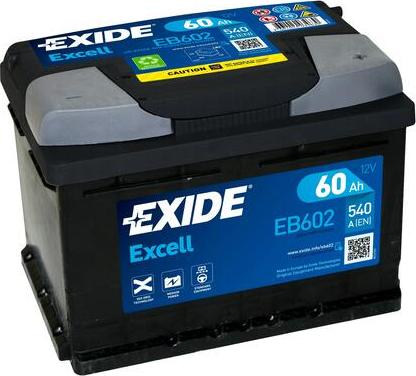 Exide EB602 - Startera akumulatoru baterija ps1.lv