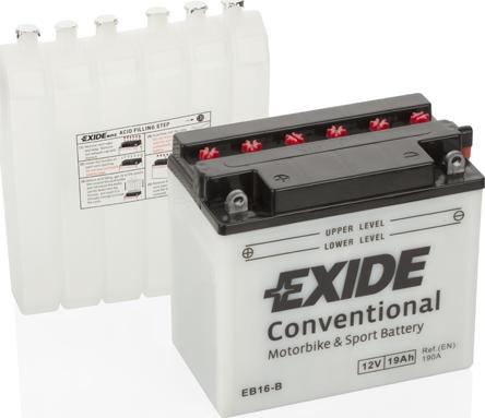 Exide EB16-B - Startera akumulatoru baterija ps1.lv