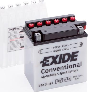 Exide EB10L-B2 - Startera akumulatoru baterija ps1.lv