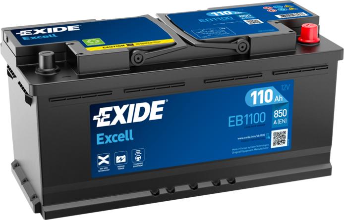 Exide EB1100 - Startera akumulatoru baterija ps1.lv