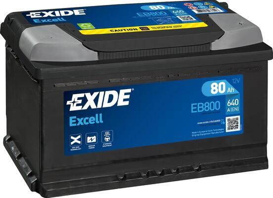 Exide EB800 - Startera akumulatoru baterija ps1.lv