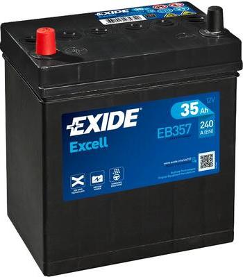 Exide EB357 - Startera akumulatoru baterija ps1.lv