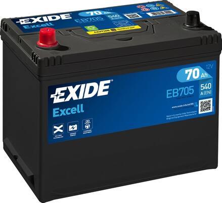 Exide EB705 - Startera akumulatoru baterija ps1.lv