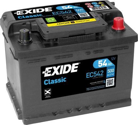 Exide EC542 - Startera akumulatoru baterija ps1.lv