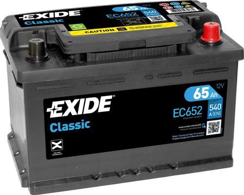 Exide EC652 - Startera akumulatoru baterija ps1.lv