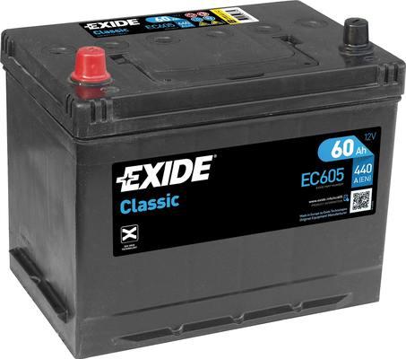 Exide EC605 - Startera akumulatoru baterija ps1.lv