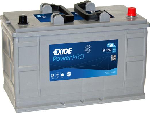 Exide EF1202 - Startera akumulatoru baterija ps1.lv