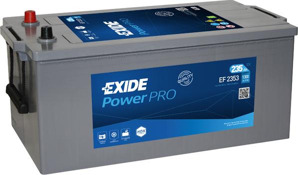 Exide EF2353 - Startera akumulatoru baterija ps1.lv