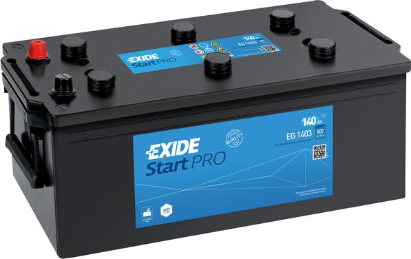 Exide EG1403 - Startera akumulatoru baterija ps1.lv