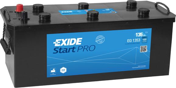 Exide EG1353 - Startera akumulatoru baterija ps1.lv