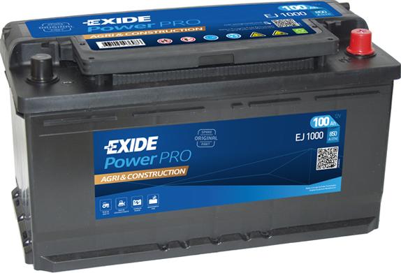 Exide EJ1000 - Startera akumulatoru baterija ps1.lv