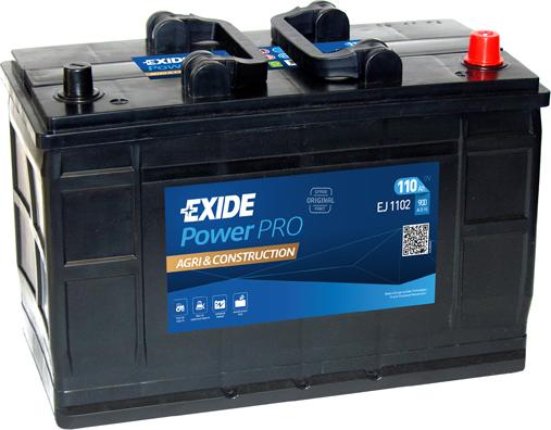 Exide EJ1102 - Startera akumulatoru baterija ps1.lv