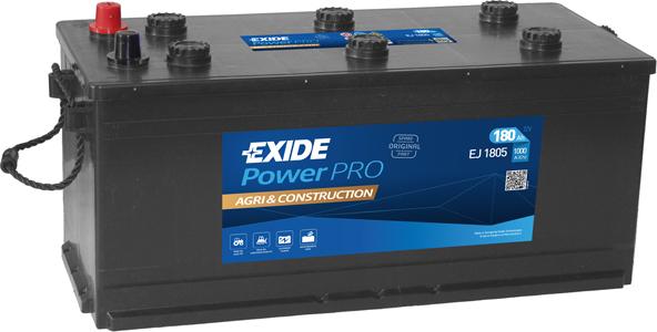 Exide EJ1805 - Startera akumulatoru baterija ps1.lv