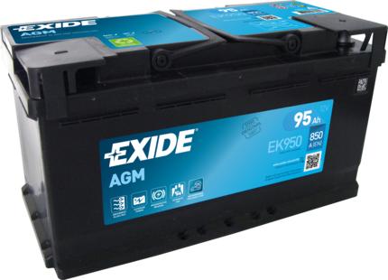 Exide EK950 - Startera akumulatoru baterija ps1.lv