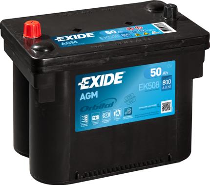 Exide EK508 - Startera akumulatoru baterija ps1.lv