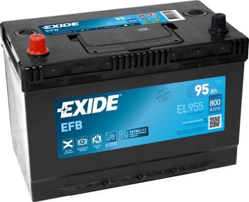Exide EL955 - Startera akumulatoru baterija ps1.lv
