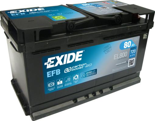Exide EL800 - Startera akumulatoru baterija ps1.lv