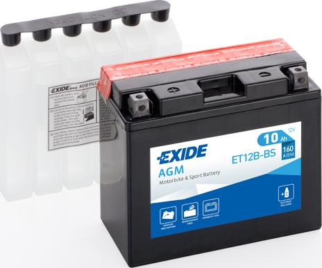 Exide ET12B-BS - Startera akumulatoru baterija ps1.lv