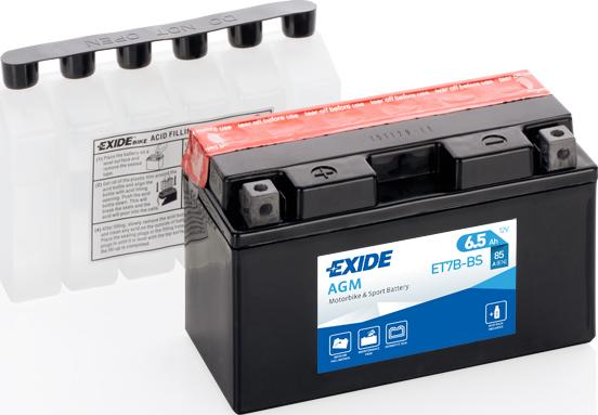 Exide ET7B-BS - Startera akumulatoru baterija ps1.lv