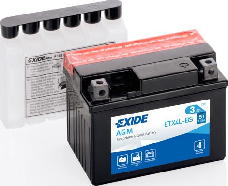 Exide ETX4L-BS - Startera akumulatoru baterija ps1.lv