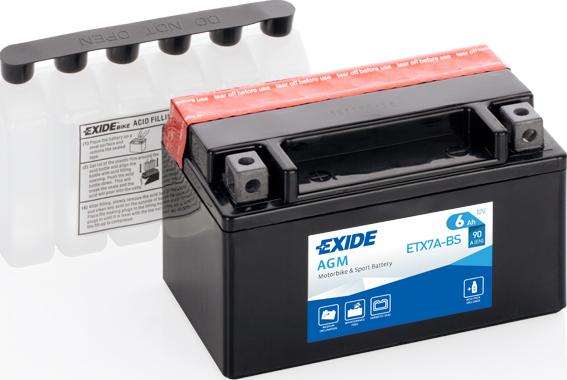 Exide ETX7A-BS - Startera akumulatoru baterija ps1.lv