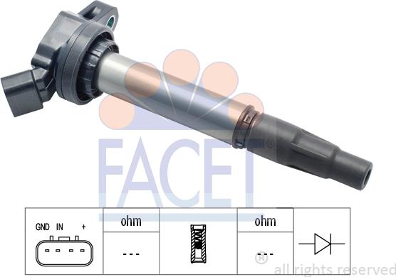 FACET 9.6436 - Aizdedzes spole ps1.lv