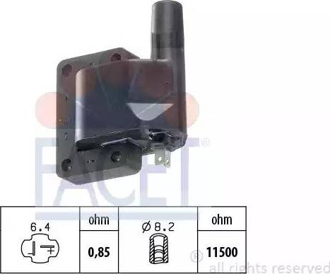 FACET 9.6120 - Aizdedzes spole ps1.lv