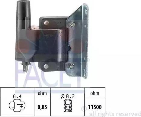 FACET 9.6244 - Aizdedzes spole ps1.lv