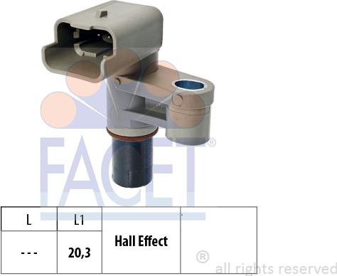 FACET 9.0462 - Devējs, Sadales vārpstas stāvoklis ps1.lv