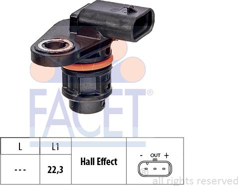 FACET 9.0856 - Devējs, Sadales vārpstas stāvoklis ps1.lv