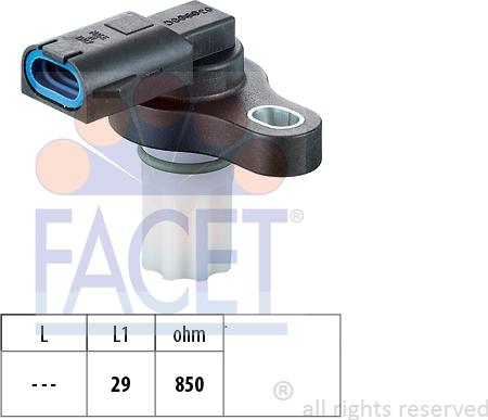 FACET 9.0309 - Rotācijas frekvences devējs, Automātiskā pārnesumkārba ps1.lv