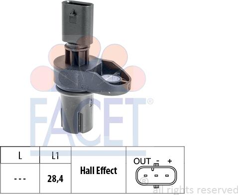 FACET 9.0757 - Devējs, Sadales vārpstas stāvoklis ps1.lv