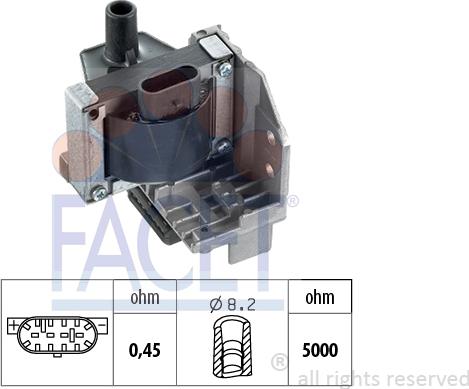 FACET 9.8003 - Aizdedzes spole ps1.lv