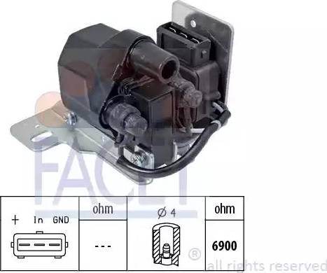 FACET 9.8017 - Aizdedzes spole ps1.lv