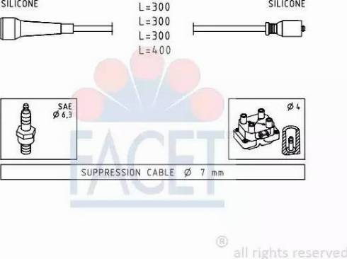 FACET 4.9492 - Augstsprieguma vadu komplekts ps1.lv