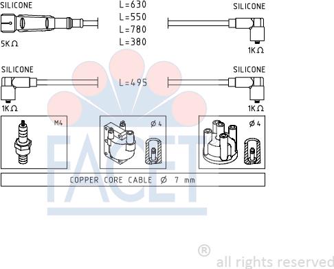 FACET 4.9660 - Augstsprieguma vadu komplekts ps1.lv