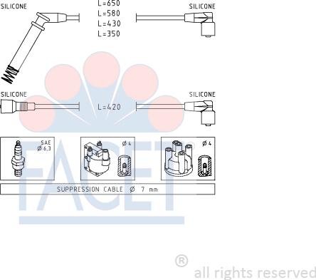 FACET 4.9237 - Augstsprieguma vadu komplekts ps1.lv