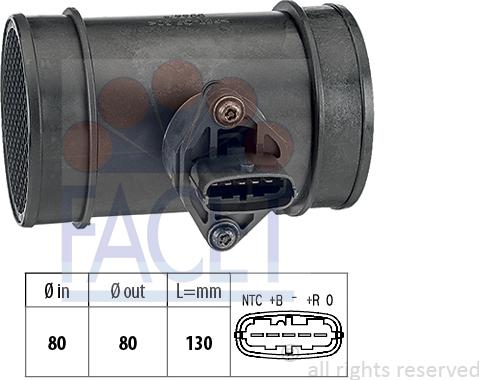 FACET 10.1445 - Gaisa masas mērītājs ps1.lv