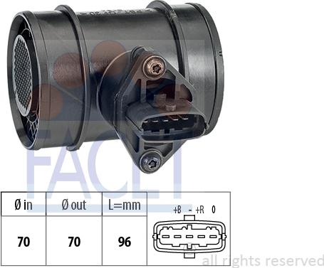 FACET 10.1290 - Gaisa masas mērītājs ps1.lv