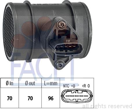 FACET 10.1257 - Gaisa masas mērītājs ps1.lv